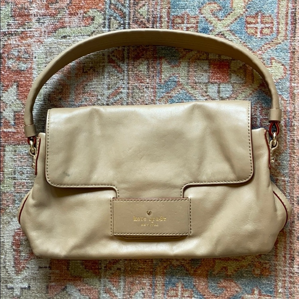 Kate Spade small leather polka dot purse